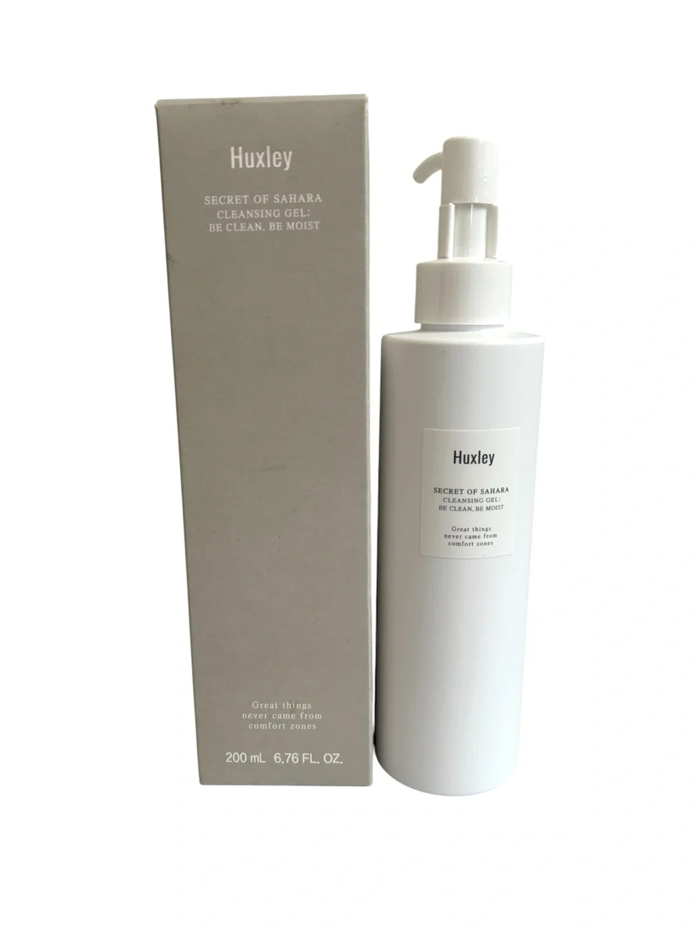 NIB Huxley Secret of Sahara Cleansing Gel Be Clean Be Moist 200ml / 6.76 fl.oz.